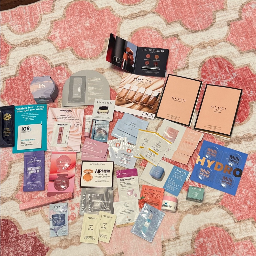 Assorted Luxury Beauty Sample Lot